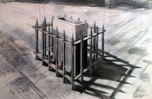 Carl Jeppe - Water Through Fenced in - From his "Drinking Through Series" Invest now!!